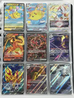 Pokemon Card Collection Binder Lot Holo Rare SIR Oricorio Charizard Lugia - Image 1