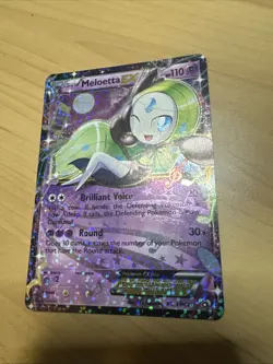 Meloetta EX RC11/RC25 - Pokemon Legendary Treasures Radiant Collection Card - Image 1