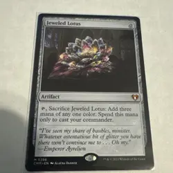 CMM Commander Masters NM Jeweled Lotus #0396 Card M Mythic - Image 1