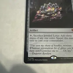 CMM Commander Masters NM Jeweled Lotus #0396 Card M Mythic - Image 2