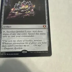 CMM Commander Masters NM Jeweled Lotus #0396 Card M Mythic - Image 3