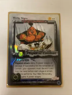 Dragon Ball Z Body Slam (ID # X4) Promo Cell Games Saga Dbz Tcg Ccg Card - Image 1