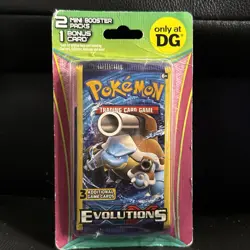 1 - Pokemon Evolutions DG Blister Pack - 2 Mini Booster Packs & 1 Bonus Card - Image 1