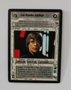 Star Wars CCG Luke Skywalker Jedi Knight Card Death Star II - Image 1