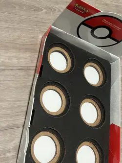 Pokemon Trading Card Game PokeBall Tin Storage Display With Sign (box only) - Image 3