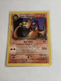 Dark Charizard 1st Edition Non-Holo Pokemon Card 2000 - Image 1