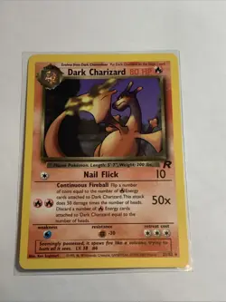 Dark Charizard 1st Edition Non-Holo Pokemon Card 2000 - Image 3