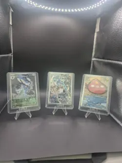 pokemon card lot (3) cards/ tranquill, thundurus, stunfisk - Image 1
