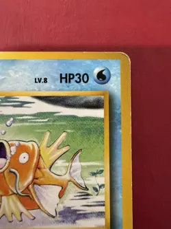 Magikarp 129 Japanese Missing No Rarity Symbol Base Pokemon Card MP - Image 4