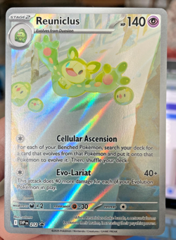 Pokemon card - Reuniclus #212 - PROMO- Scarlet & Violet Black Star 2025 - Holo - Image 1