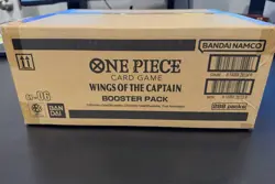 One Piece Card Game OP-06 Wings Of the Captain Booster Box Case Sealed - Image 1