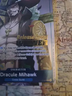 Dracule Mihawk (OP11 Release Event Winner) P-081 One Piece Promotion Cards Foil - Image 5