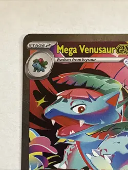 Pokemon Mega Venusaur EX Full Art Holo Me01 Mega Evolution 177/132 Card NM/MINT - Image 2
