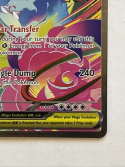 Pokemon Mega Venusaur EX Full Art Holo Me01 Mega Evolution 177/132 Card NM/MINT - Image 4