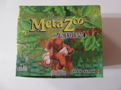 Metazoo Wilderness 1st Edition booster box full of bulk cards rare and commons - Image 1