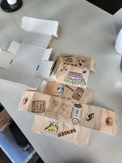 PACK OF 20!! VINTAGE 1999 Pokemon Fossil Card Box Deck Box UNSEALED EMPTY - Image 2