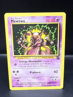 Pokemon Card - Mewtwo WoTC Black Star Promo 14 Non-Holo A - Image 2