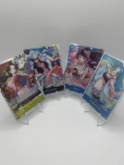 One Piece Cards Foil Character Lot Boa Hancock Nami Vivi All Sunday OP14 - Image 1