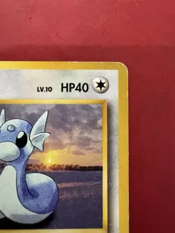 Dratini 147 Japanese Missing No Rarity Symbol Base Pokemon Card DMG - Image 4