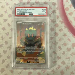 Pokemon Mega Evolution Marshadow Illus. Rare Card 146/132 PSA9 - Image 1