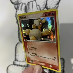 Pokemon Cards - Numel Emerald 57/106 Common Reverse Holo Stamped 2005 - Played - Image 3