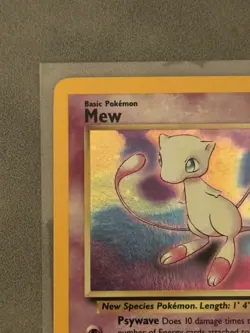 Mew Promo 9 WoTC Black Star Promo Pokemon Card Holo Foil Rare SWIRL - Image 3