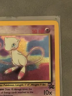 Mew Promo 9 WoTC Black Star Promo Pokemon Card Holo Foil Rare SWIRL - Image 4