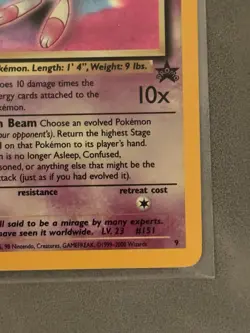 Mew Promo 9 WoTC Black Star Promo Pokemon Card Holo Foil Rare SWIRL - Image 5