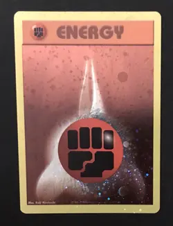 Fighting Energy LEAGUE HOLO WOTC Wizards 1995-2000 Pokemon Card Excellent - Image 1