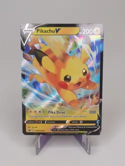 Pikachu V SWSH285 SWSH: Sword & Shield Promo Cards Holo Near Mint - Image 1