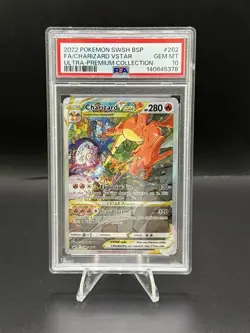 Charizard VSTAR SWSH262 SWSH: Sword & Shield Promo Cards Holo GEM MT 10 PSA - Image 1
