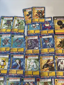 Digimon lot of 50 cards 1999 And More! - Image 4