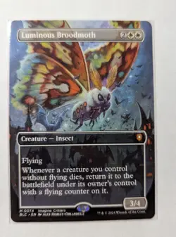1x Luminous Broodmoth Borderless NM - BLC Magic MTG Mythic x1 - Image 1