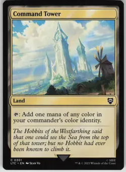 Magic the Gathering TCG Command Tower C Commander: The Lord of the Rings: Tales - Image 1
