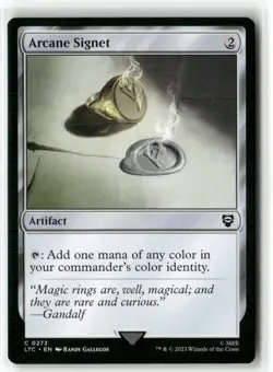Arcane Signet Commander: the Lord of the Rings: Tales of Middle-Earth Regular - Image 1