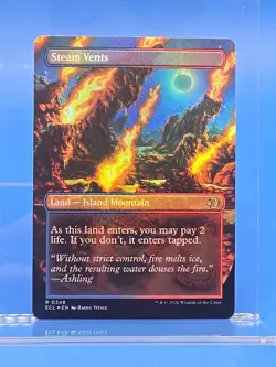 Steam Vents Borderless FOIL Lorwyn Eclipsed MTG NM - Image 2