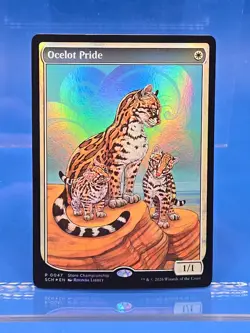 Ocelot Pride MTG textless Champion Store Promo Near Mint English MTG - Image 1