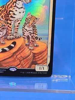 Ocelot Pride MTG textless Champion Store Promo Near Mint English MTG - Image 5