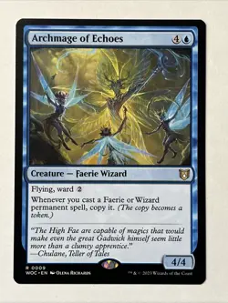 MTG Archmage of Echoes Commander: Wilds of Eldraine 0009 - Image 1