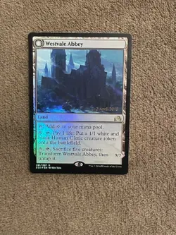 MTG Single NM WESTVALE ABBEY Shadow Over Innistrad FOIL/DATED - Image 1