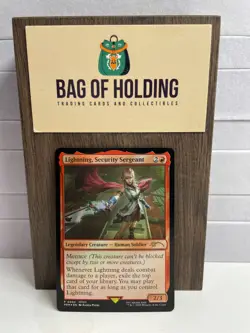 Lightning, Security Sergeant - 0002 - Foil - Final Fantasy - Promo- MTG - NM - Image 1