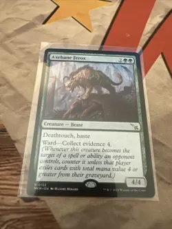 MTG Axebane Ferox Murders at Karlov Manor 0153 Regular Rare - Image 1