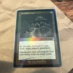 MTG Tormod's Crypt (Retro Frame) Dominaria Remastered Foil #388 - Image 1