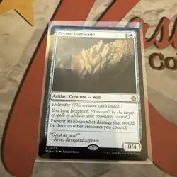 MTG Crystal Barricade Foundations Regular #0007 - Image 1