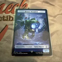 MTG Emblem- Sephiroth, One-Winged Angel Robot Warrior Double-Sided Token Final - Image 2