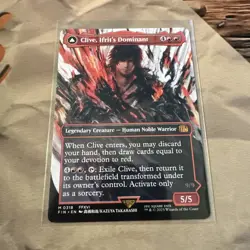 MTG Clive, Ifrit's Dominant (0318) (Borderless) Final Fantasy Regular #0318 - Image 1