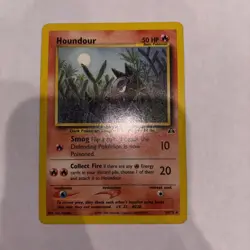 Houndour- 24/75 - Pokemon Neo Discovery Unlimited Rare Card WOTC LP - Image 1