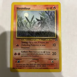 Houndour- 24/75 - Pokemon Neo Discovery Unlimited Rare Card WOTC LP - Image 4