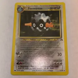 Pokemon Forretress #21/75 Non-Holo Rare - 2001 Unlimited Neo Discovery (NM-) - Image 4