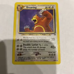 Ursaring - 34/75 - Pokemon Neo Discovery Unlimited Rare Card WOTC NM - Image 4
